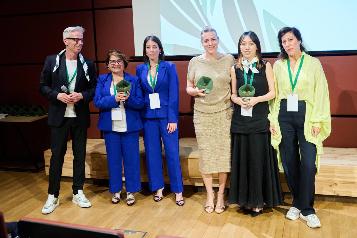 Winners in Personal Care Category, with Nils Bader and Belvis Soler, co-founder of Luxiders Magazine, at Green Product Award 2025 Summit and Ceremony.