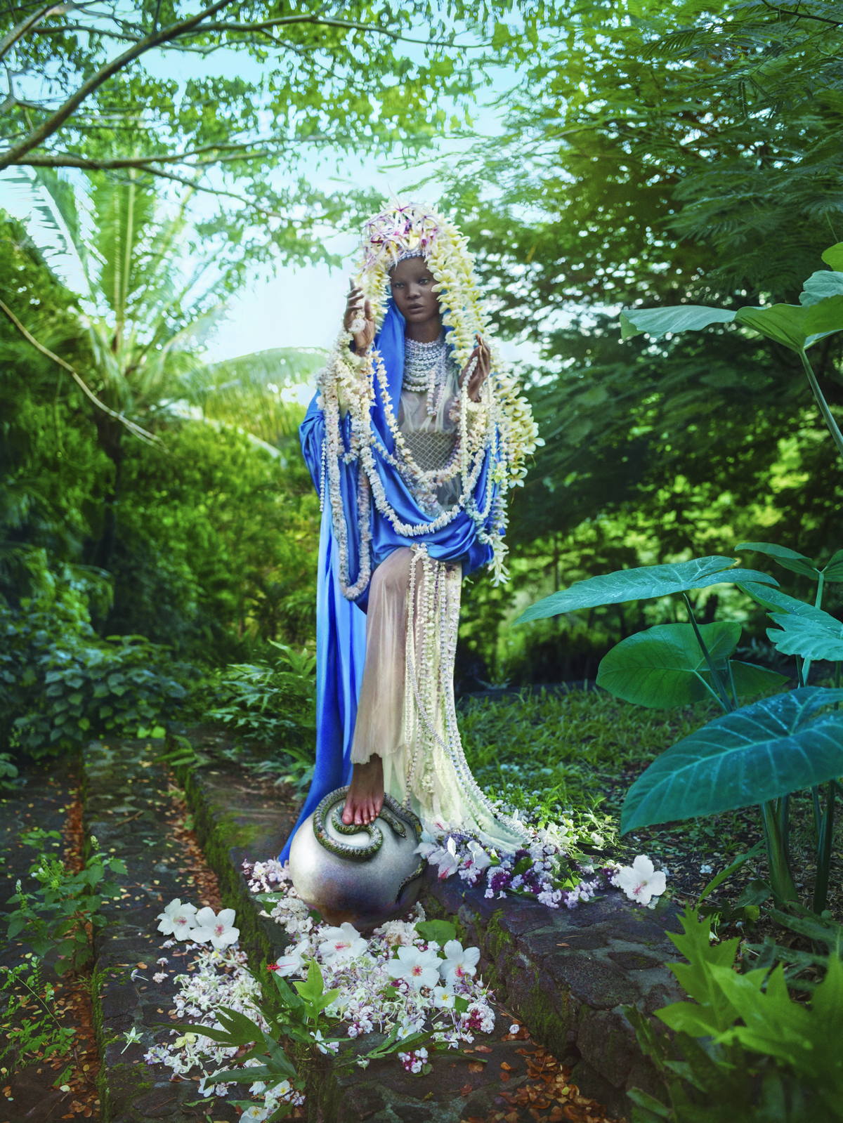 OUR LADY OF FLOWERS by LaChapelle