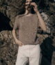 Woman wearing natural fashion by Les Racines du Ciel