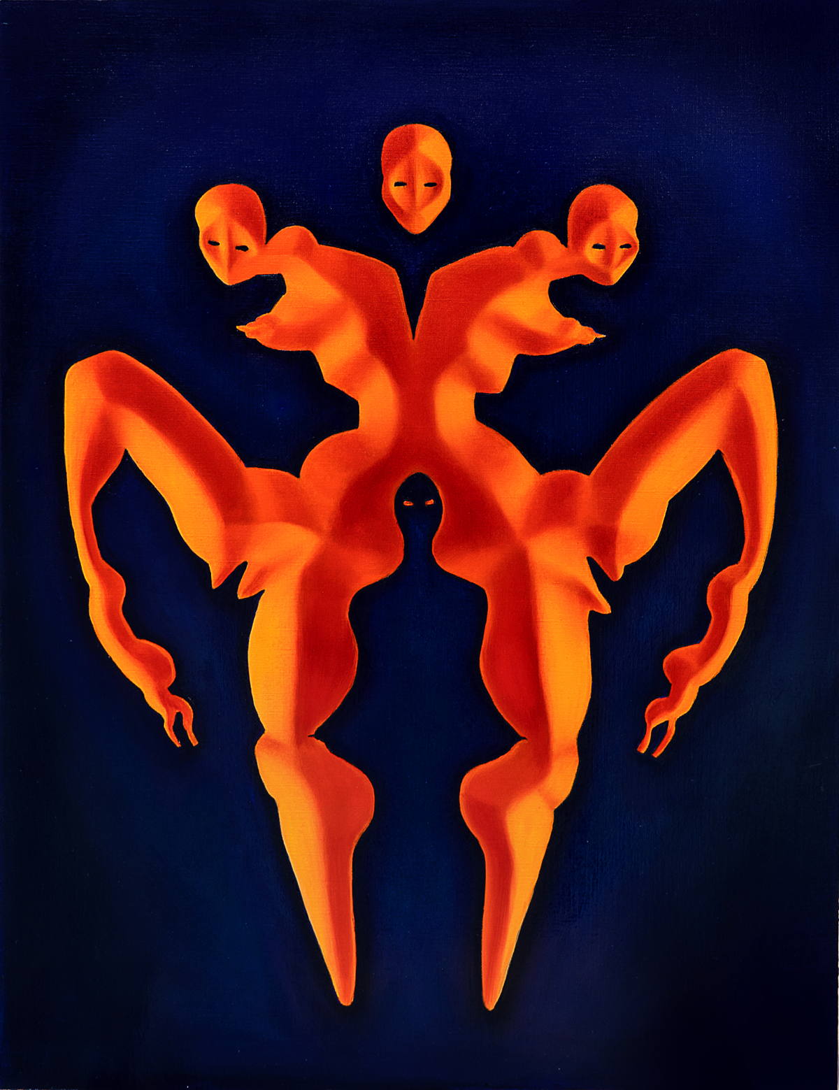 Cathrin Hoffmann Artwork. Fremde Wege Gleiche Nacht, 2026.