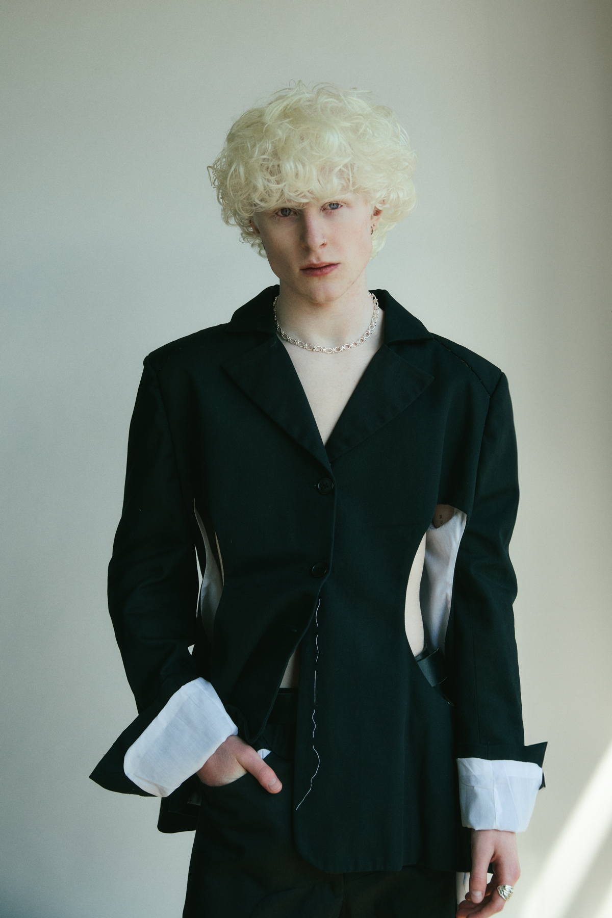 Fashion editorial about the beauty of albinism