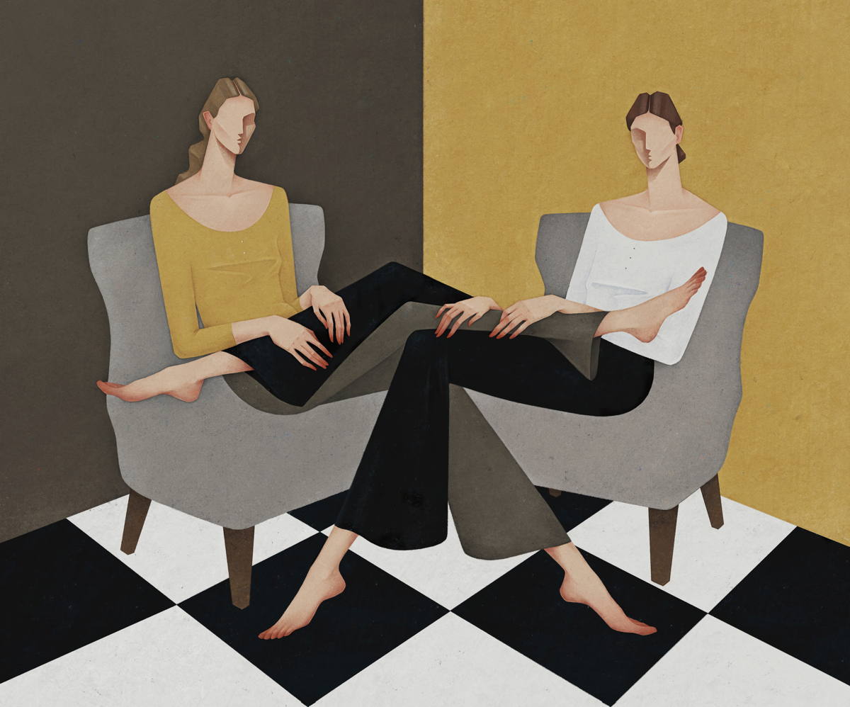 Dissociation by artist Valeriya Simantovskaya