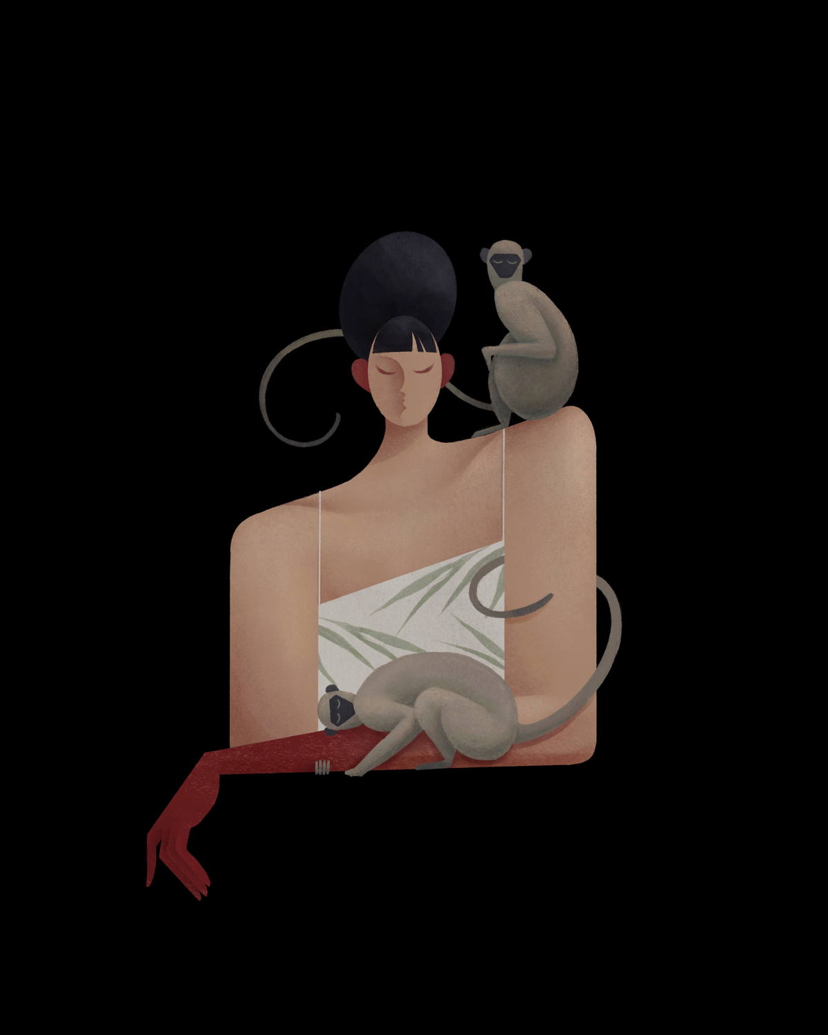 Illustration "Unity 3" by artist Valeriya Simantovskaya