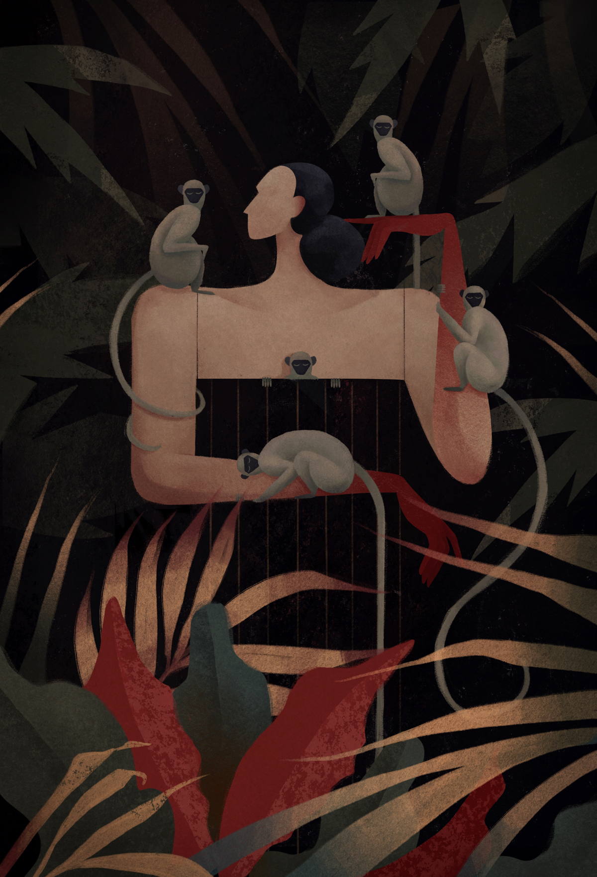 Illustration "Unity 4" by artist Valeriya Simantovskaya