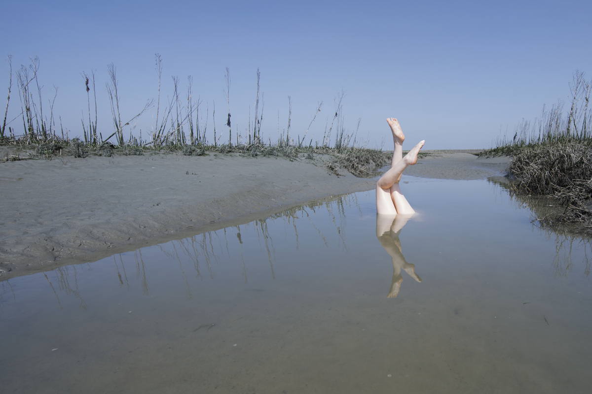 girl swimming