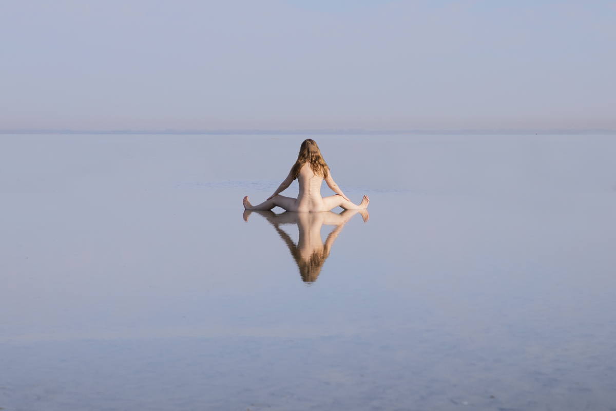 girl swimming