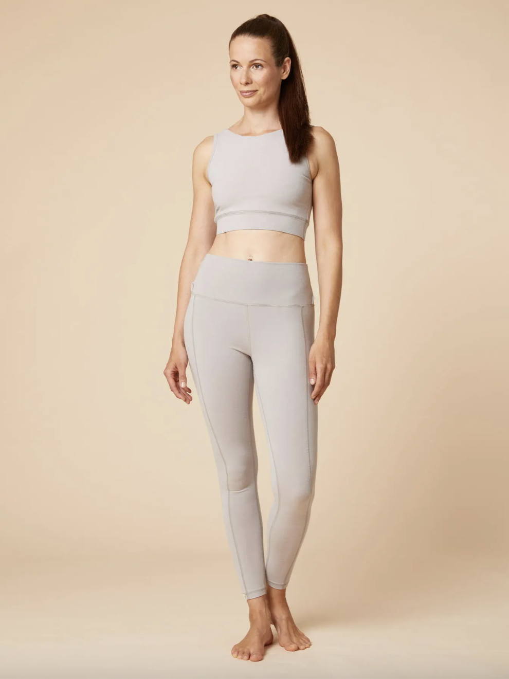 Model Wearing Chakrana Leggings and Top