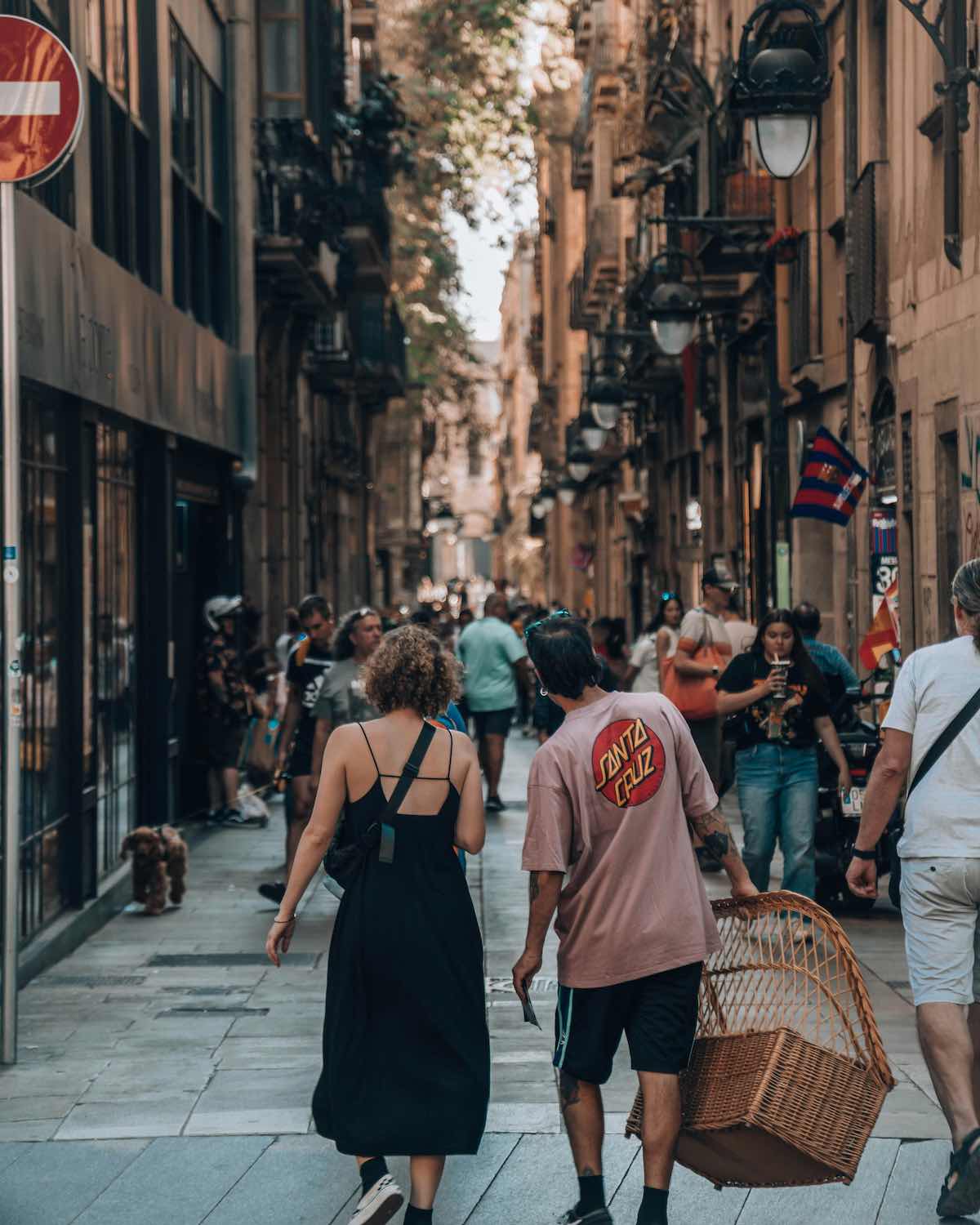 Barcelona Busy Street