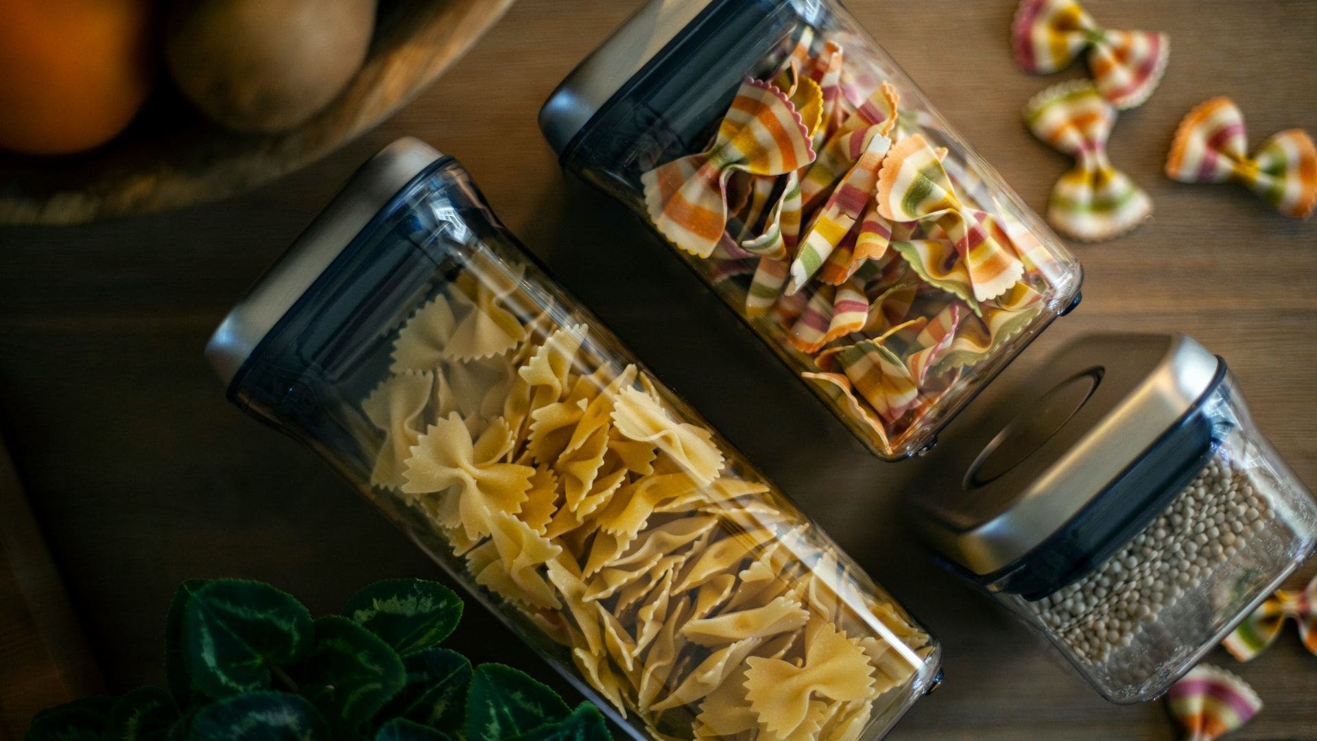 kitchen organization jars