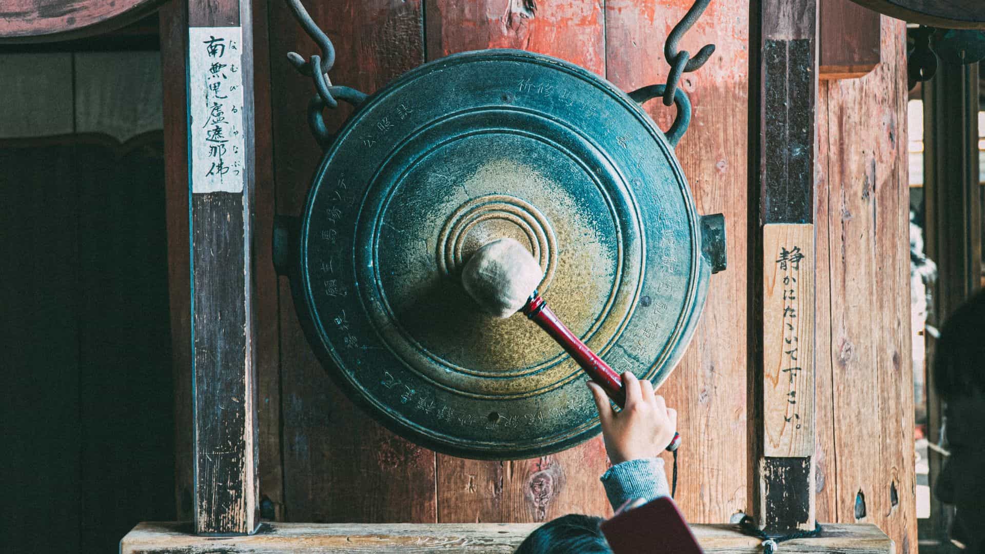 Gong in sound therapy