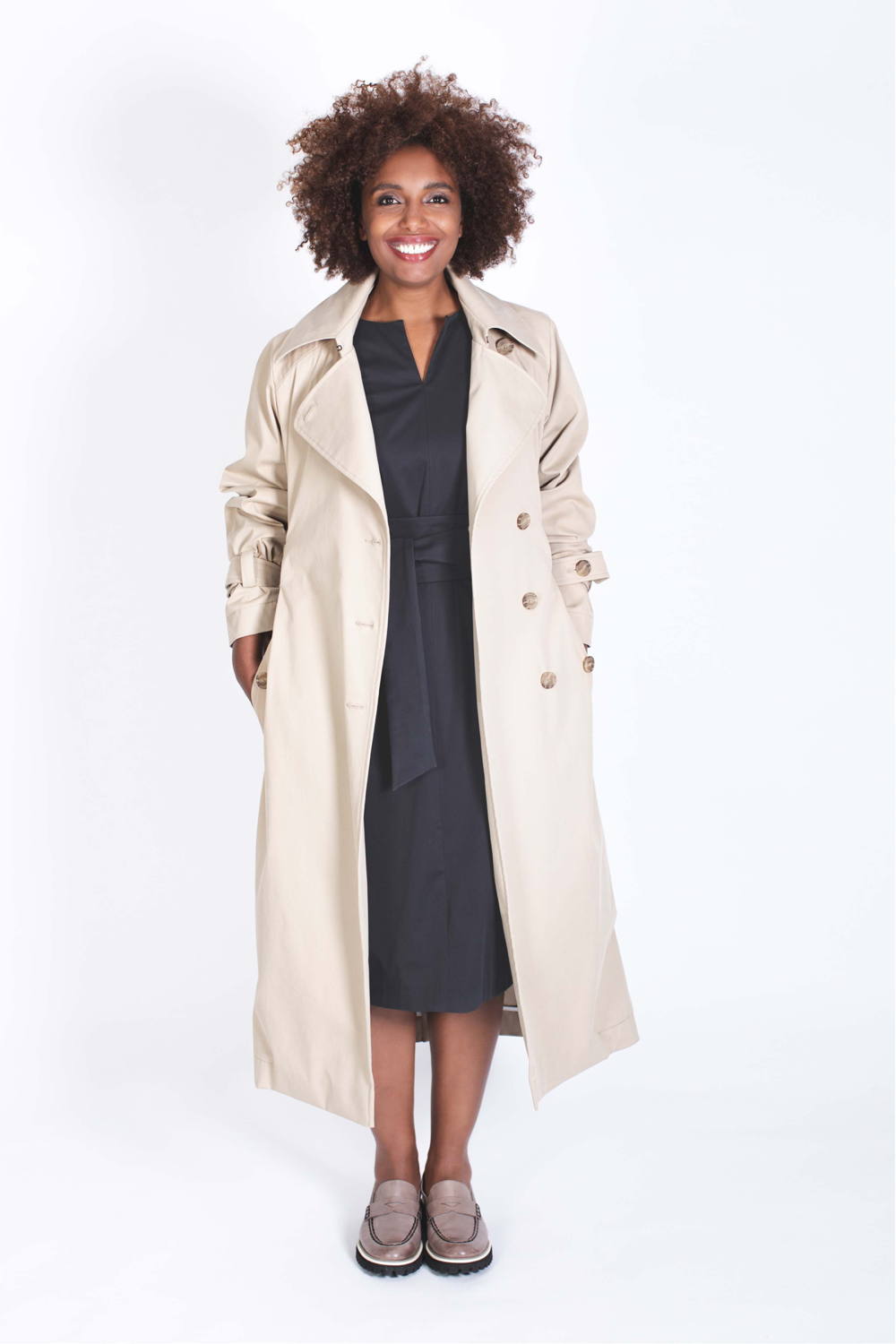 trench coat, trench, make Monday Sunday, sustainable gift guide, Christmas 2021, sustainable gifts for woman, woman style, woman fashion woman clothes, sustainable clothing