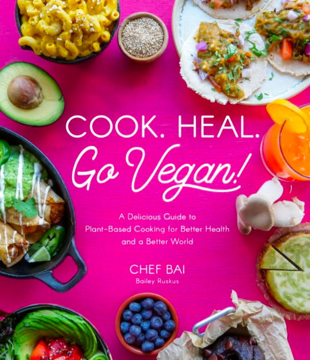 cook heal go vegan, luxiders magazine, vegan cookbook, vegetarian, plant-based recipes