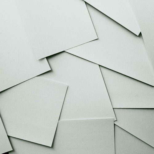 White Folding Paper. Origami in Fashion.